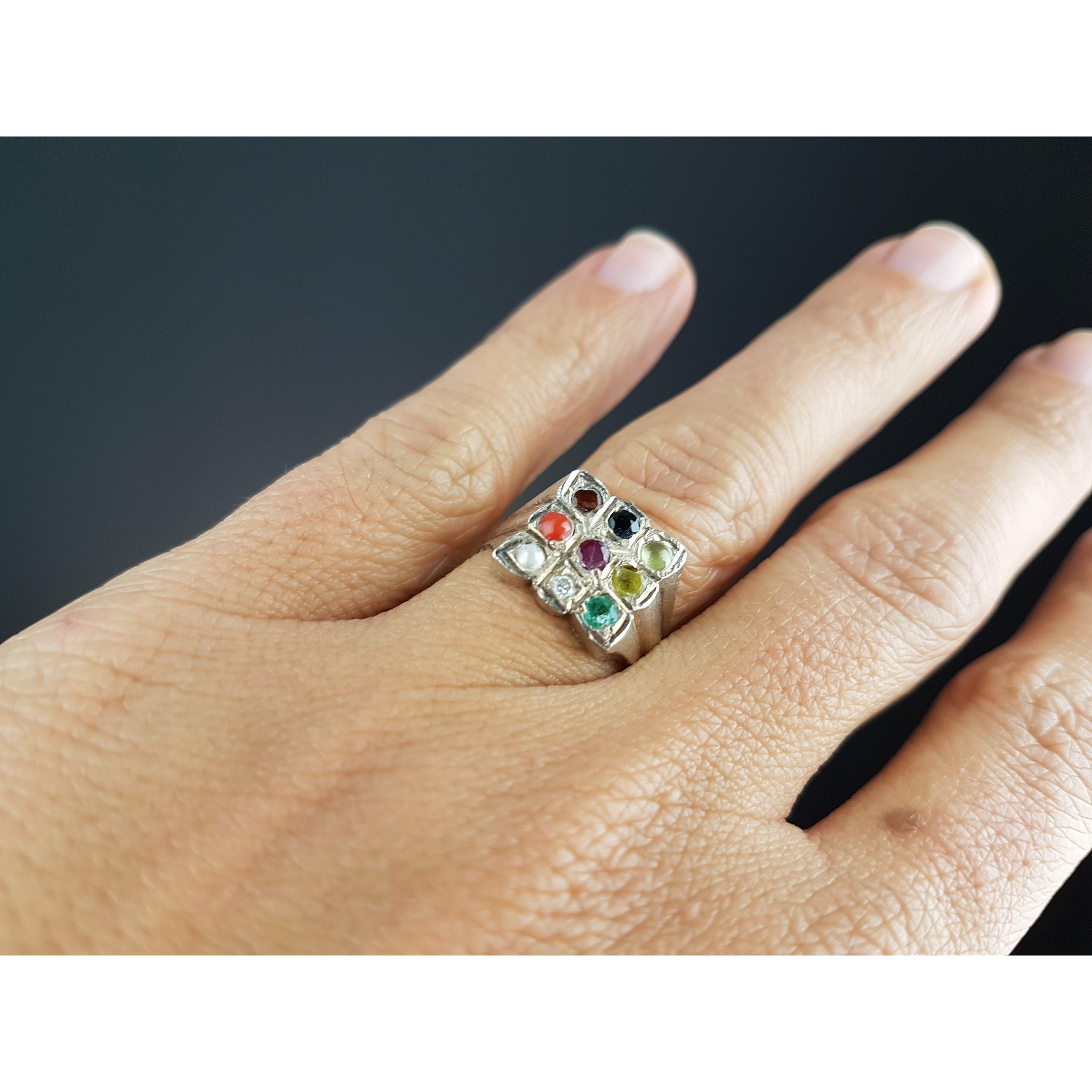 RATAN BAZAAR Natural Certified Navratna Stone Nine Planet Adjustable Ring  Stone Crystal Gold Plated Ring Price in India - Buy RATAN BAZAAR Natural  Certified Navratna Stone Nine Planet Adjustable Ring Stone Crystal